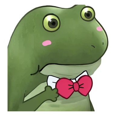 Heart eyes with drooling sticker