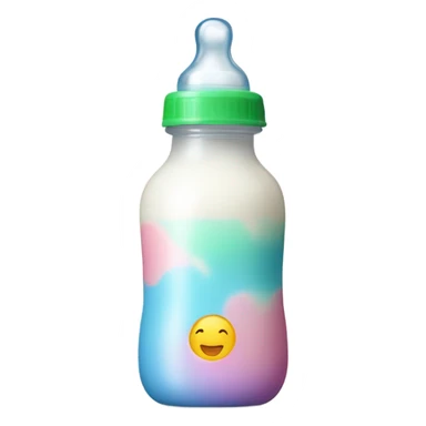  Baby drinking bottle sticker
