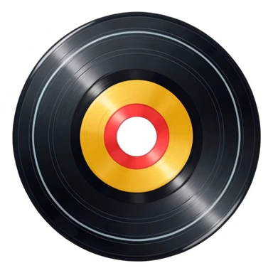 Record vinyl sticker