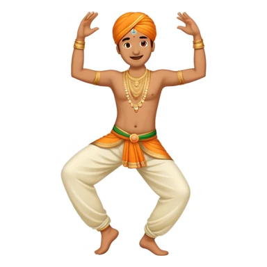 a man in india dancing! sticker