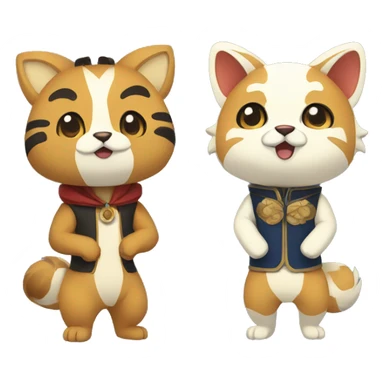 retsuko and haida sticker