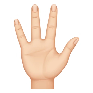 Les doigts en forme de W sticker