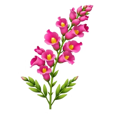 Realistic snapdragon, high definition sticker