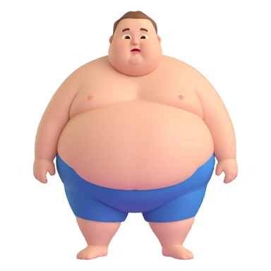 fat man sticker