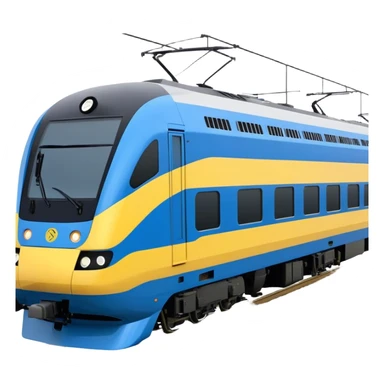 Passenger Train - New Intercity Fleet (Mariyung) (Model Year: 2023) (Iconic Colour: Blue and yellow) sticker
