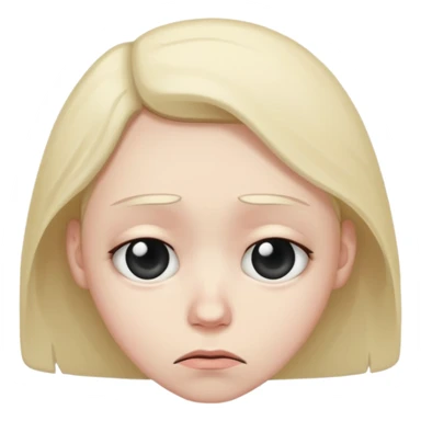 Depressed human sticker