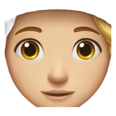 bastien bricout with beanie and bleu eyes sticker