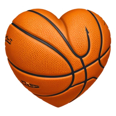 a heart like a basketball sticker
