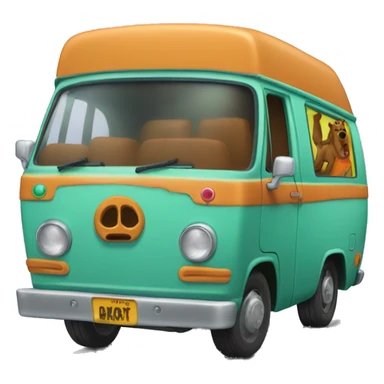 Scooby doo mystery machine sticker
