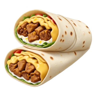 churrizo breakfast burrito sticker