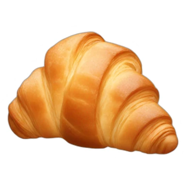 creamy croissant sticker