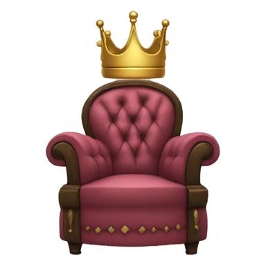 Speech Balloon with Ottoman crown inside sticker