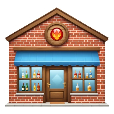 Alcohol store building sticker