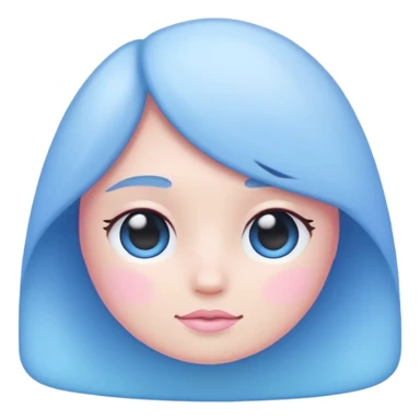 light pink and blue sticker