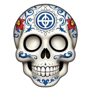 Greatful dead skull sticker