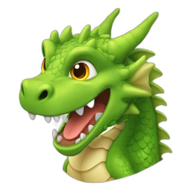 Dragon heureux sticker