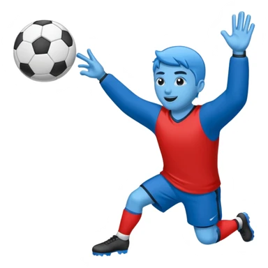 
 “Goal” sign comic style blue (#00A3E0) and red (#F9423A)  sticker