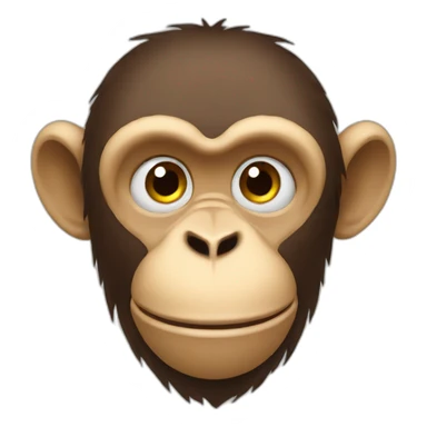 A dumb monkey sticker