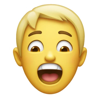 crying screaming laughing emoji sticker