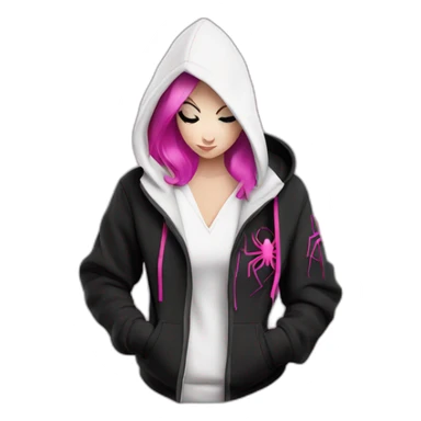 Spider-Gwen classic hoodie sticker