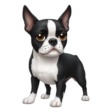 Boston terrier sticker