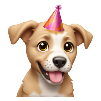 Puppies celebrate a birthday  sticker