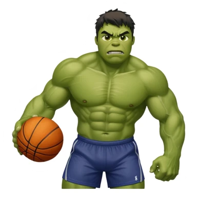 hulk jogandobaasquete sticker