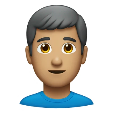 blue shirt saying italia sticker