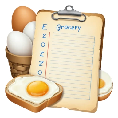 liste de courses  sticker