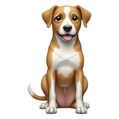 3 legged dog sticker