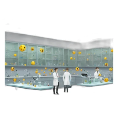 research lab sticker