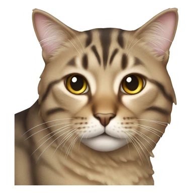 A dripping wet cat  sticker