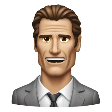 Patrick bateman impressive very nice sticker