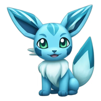 Glaceon pokemon sticker
