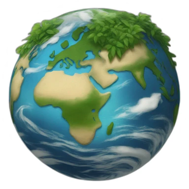 Scroller Earth  sticker