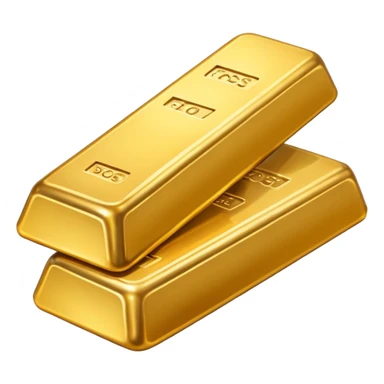 gold bars sticker