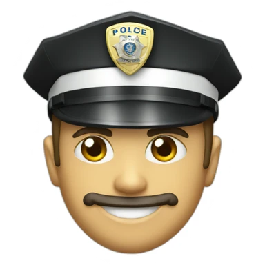 police badge sticker