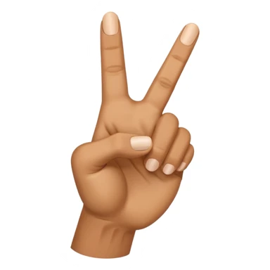 Signe de main en forme de pistolet de face point vers le ciel  sticker