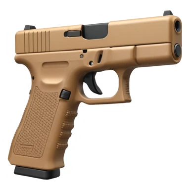 Tan Glock with a switch  sticker