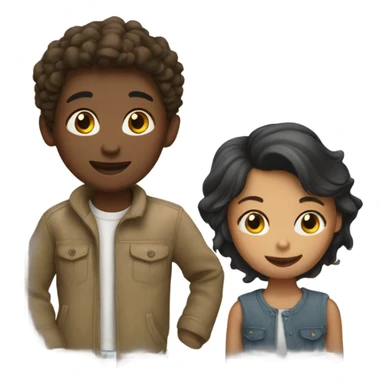 One Girl and boys sticker