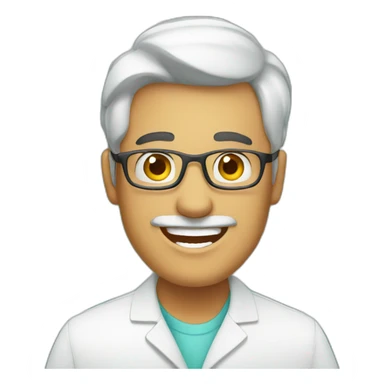 A pharmacist happy sticker
