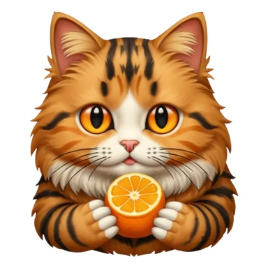 Cat eating   sticker