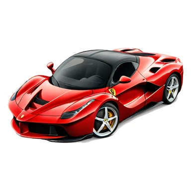 A sports car like the La Ferrari sticker