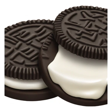 Cookie oreo black sticker