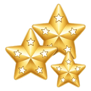 twinkling stars sticker