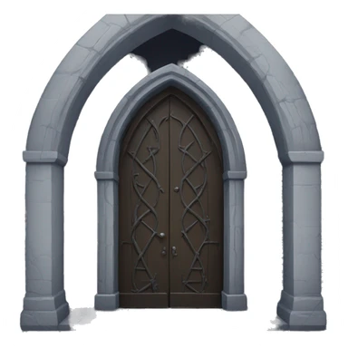 gothic entrance sticker