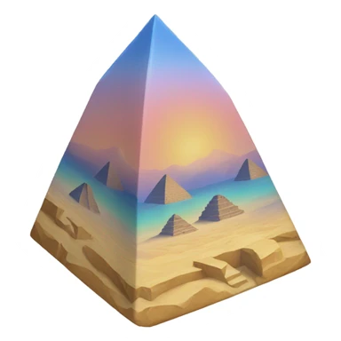 Piramide sticker