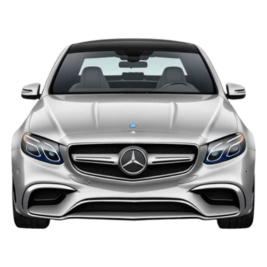Create an emoji of a Mercedes Benz E63s AMG sticker