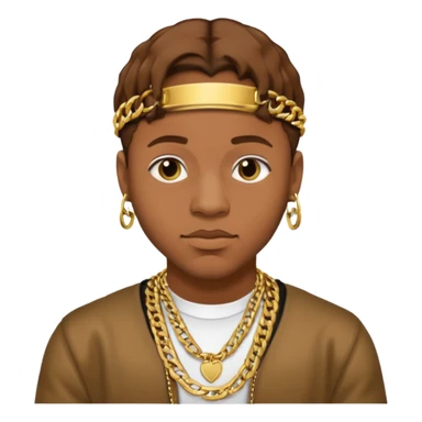 Jerome "Romeo" Jones of IMx, male rapper with brown hair sticker