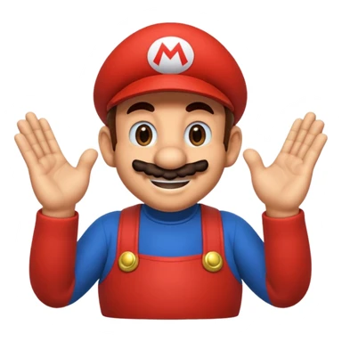 Super Mario thanking sticker